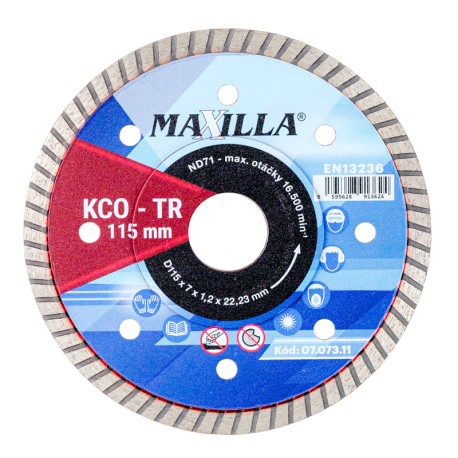 Diam. kotúč Maxilla KCO-TR 115