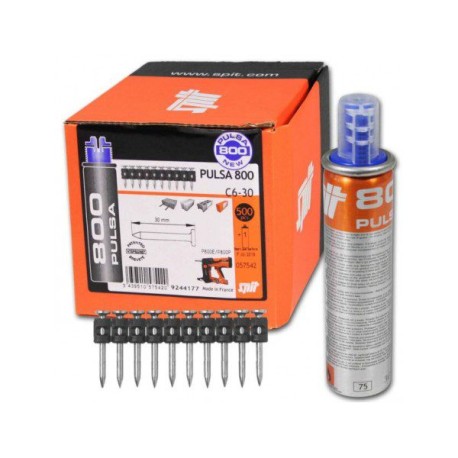 Klince Spit C6-30 + plyn 500 ks pre P800