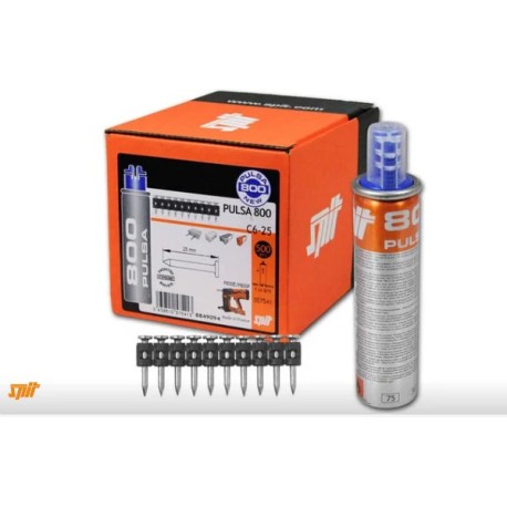 Klince Spit C6-25 + plyn 500 ks pre P800
