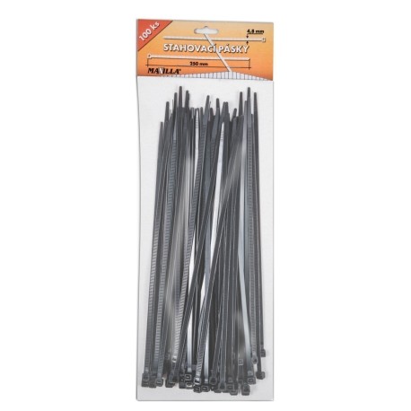 Maxilla Nylonové stahovací pásky 4,8 x 450 mm / 100 ks