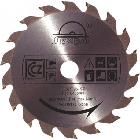 Sembo TCT pilový kotouč SZ 150x18Tx2,3x20