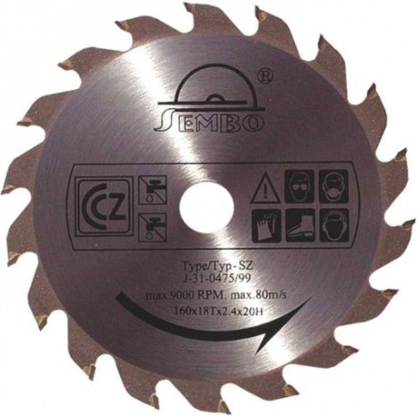 Sembo TCT pilový kotouč SZ 150x24Tx2,3x20