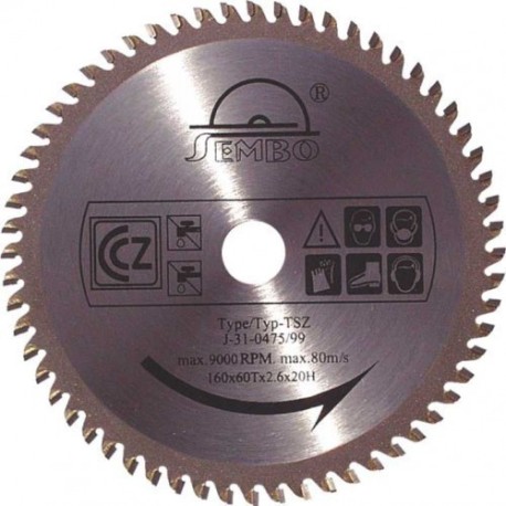 Sembo TCT pilový kotouč TSZ 400x100Tx3,8x30