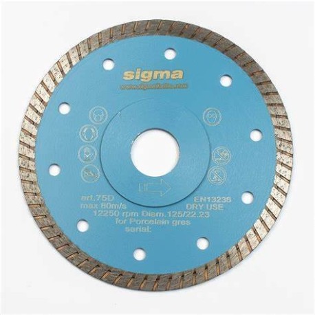 Sigma Diamantový kotouč 125 mm | vrtání 22,2 mm