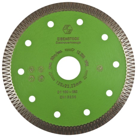 Diamantový kotouč pro mokré a suché řezání Eibenstock 125 mm