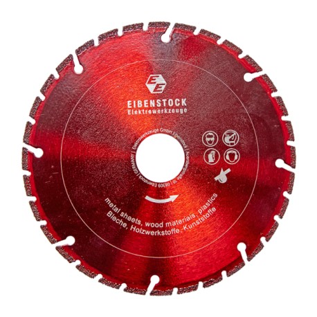 Diamantový kotouč pro řezání kovových potrubí Eibenstock 125 mm, pro ERC 350