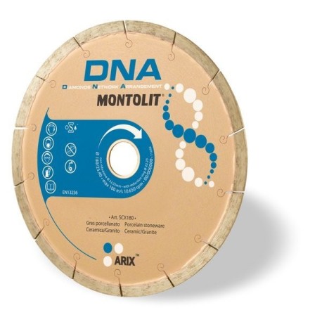 Diamantový kotouč Montolit SCX DNA 180 mm
