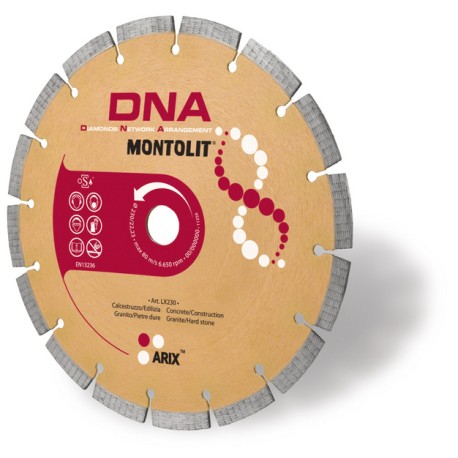 Diamantový kotouč Montolit LX DNA 230 mm
