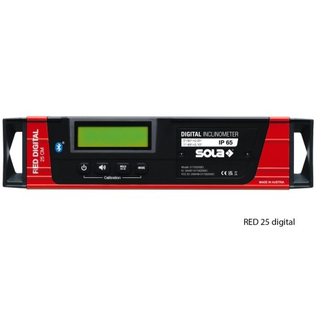 Digitální vodováha SOLA 25 cm RED DIGITAL