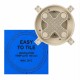 ETT - Uchycení ventilátoru pod obklad 100 mm - kulatý výřez - bežové
