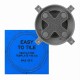 ETT - Uchycení ventilátoru pod obklad 100 mm - kulatý výřez - šedé